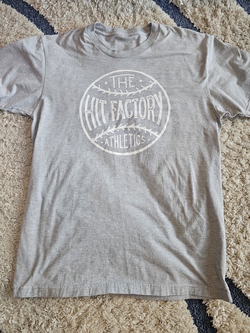 The Hit Factory Athletics Grey Graphic Tee